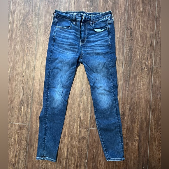 American Eagle Hi Rise Jegging Size 8 - Picture 1 of 7